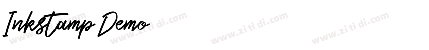 Inkstamp Demo字体转换